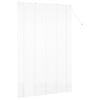 vidaXL Window Blind with Curtains Manual White Aluminium