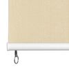 vidaXL Outdoor Roller Blind Cream 80x230 cm HDPE
