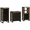 vidaXL Bathroom Furniture Set 3 pcs Multicolour and Black