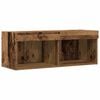 vidaXL TV Cabinet Set Old wood 80 x 30 x 30 cm Engineered Wood