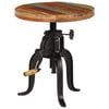 vidaXL Side Table | Varies | Solid reclaimed wood, powder-coated cast iron