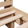 vidaXL Bookcase Bed without Mattress 75x190 cm Small Single Solid Wood Pine