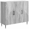 vidaXL Sideboard Grey Sonoma 89 x 34.5 x 80 cm Engineered Wood