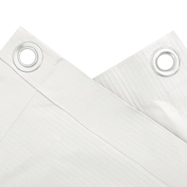 vidaXL Balcony Privacy Screen White 1000x120 cm PVC