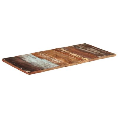vidaXL Table Top 120x60x(2.5-2.7) cm Solid Wood Reclaimed