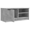 vidaXL TV Cabinet Concrete Grey 80x35x36.5 cm Engineered Wood