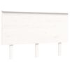 vidaXL Bed Frame without Mattress White 120x200 cm Solid Wood Pine