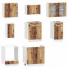 vidaXL 8 Piece Kitchen Cabinet Set Kalmar Old Wood Engineered Wood