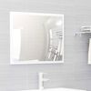 vidaXL Bathroom Furniture Set White Engineered Wood