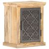 vidaXL Bedside Cabinet with Door 40x30x50 cm Solid Mango Wood