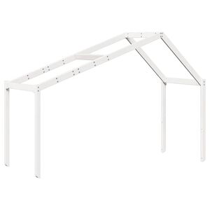 vidaXL Kids' Bed Roof White 213x95.5x144.5 cm Solid Wood Pine