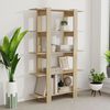 vidaXL Book Cabinet/Room Divider Sonoma Oak 100x30x160 cm