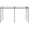 vidaXL Gazebo with Retractable Roof 400x300x233 cm Cream