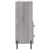 vidaXL Sideboard Grey Sonoma 34.5x34x90 cm Engineered Wood