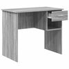 vidaXL Desk with Drawer Grey sonoma 90 x 49.5 x 75 cm Engineered wood