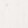 vidaXL Garden Planter White 110x40x45.5 cm Solid Wood Pine