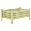 vidaXL Garden Raised Bed Impregnated Pinewood 100x60x42 cm