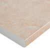 vidaXL Kitchen Countertop Beige with Marble Texture 60x60x2.8 cm Engineered Wood