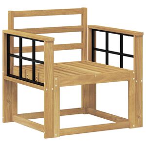 vidaXL Outdoor Sofa Set Solid Acacia Wood White