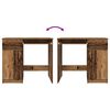 vidaXL Desk Old Wood 86x49x76 cm Engineered Wood