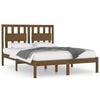 vidaXL Bed Frame without Mattress Honey Brown Solid Wood 140x200 cm