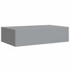 vidaXL Wall-mounted Drawer Shelf Grey 40x23.5x10cm MDF