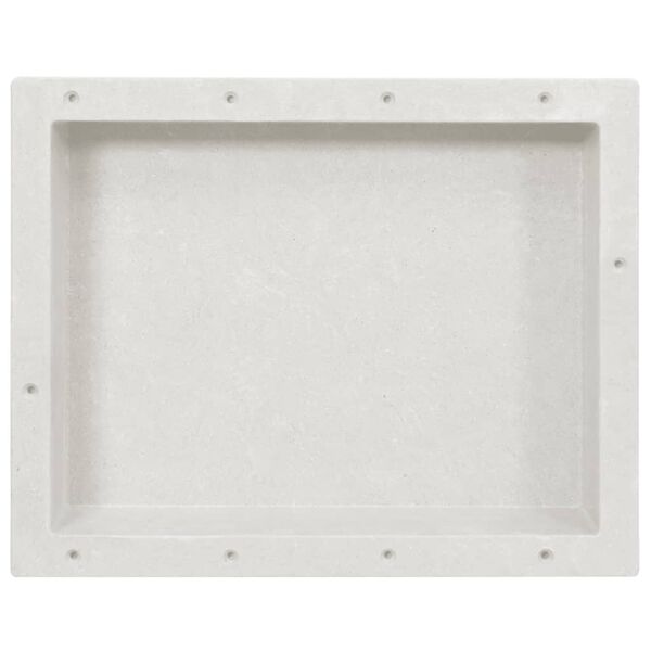 vidaXL Shower Niche Matt White 41x51x10 cm