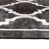vidaXL Rug Washable Black and White 190x300 cm