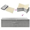 vidaXL Storage Boxes 2 pcs Fabric 70x40x18 cm Grey