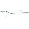 vidaXL Electric Retractable Awning White 2.5 x 2 m
