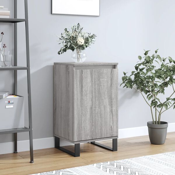 vidaXL Sideboard Grey Sonoma 40x35x70 cm Engineered Wood