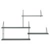 House Nordic Shelf Tess Wood and Steel Green