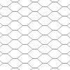 vidaXL Hexagon Fence Grey 0.6 x 25 m Steel