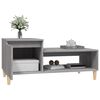 vidaXL Coffee Table Grey Sonoma 100x50x45 cm Engineered Wood
