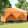 vidaXL Party Tent Folding Orange 292 x 580 x 315 cm Oxford Fabric