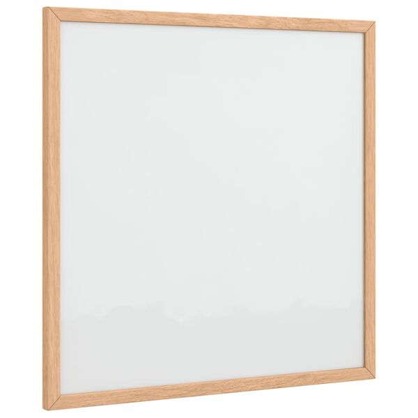 vidaXL Magnetic Whiteboard with Solid Pine Wood Frame 40x40 cm
