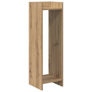 vidaXL Plant Stand Artisan Oak 30 x 30 x 100 cm Engineered Wood