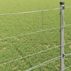 vidaXL Field Fence Silver 25 x 0.8 m Galvanised steel