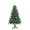 vidaXL Artificial Christmas Tree with 150 LEDs with Stand Green 150 cm