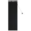 vidaXL Venetian Blind Black 45 x 130 cm 35 mm Solid Paulownia Wood