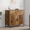vidaXL Sideboard with Drawer Old Wood 79.5 x 35.5 x 74.5 cm
