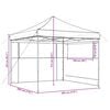 vidaXL Party Tent Folding Burgundy 292 x 292 x 315 cm Oxford Fabric