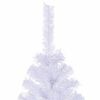 vidaXL Artificial Christmas Tree with Stand White 180 cm PVC and Steel
