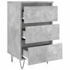 vidaXL Bedside Cabinets 2 pcs Concrete Grey 40x35x69 cm Engineered Wood