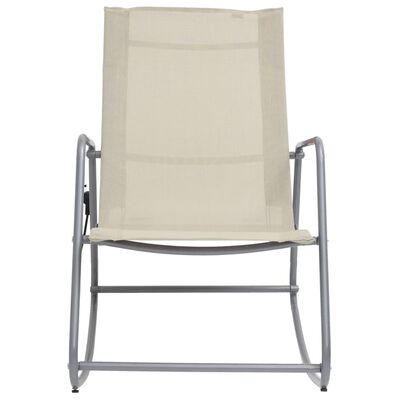 vidaXL Garden Swing Chair Cream 95x54x85 cm Textilene