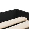 vidaXL Bed Frame with Drawers without Mattress Black 100x200 cm