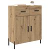 vidaXL Sideboard Artisan Oak 69.5 x 34 x 90 cm Engineered Wood