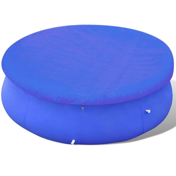 vidaXL Pool Cover PE Round 460 cm 90 g/m&sup2;