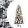 vidaXL Artificial Christmas Tree with Bauble 120 cm 150 LEDs