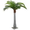 vidaXL Artificial Palm Tree 15 Leaves 200 cm Green